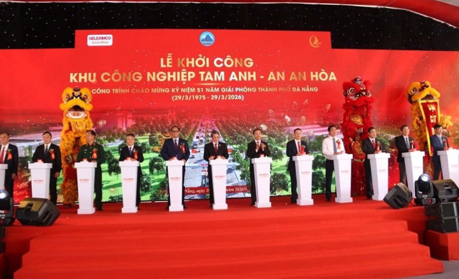 Khởi công KCN Tam Anh – An An Hòa hơn 4.100 tỷ đồng: Cú hích mới cho công nghiệp miền Trung