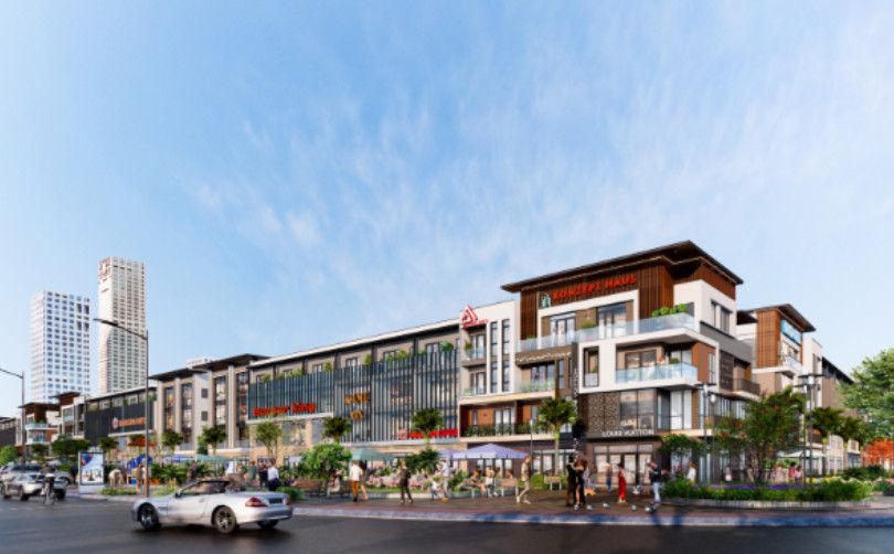 Shophouse mặt tiền đại lộ sân bay tại Hải Phòng: “Điểm nóng” đầu tư mới tại Khu đô thị Bắc Sông Cấm