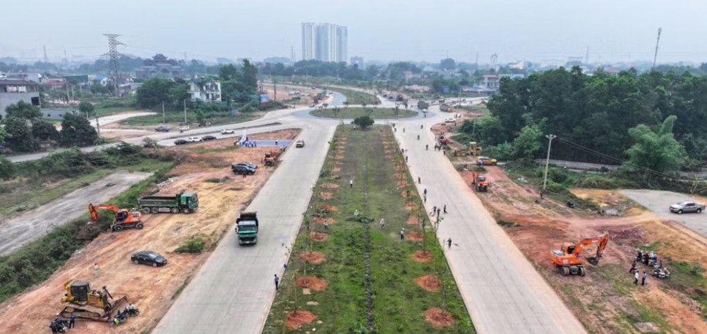 Đường Bắc Sơn kéo dài hơn 2.100 tỷ đồng: Đạt 95% khối lượng, đặt mục tiêu hoàn thành cuối năm 2026