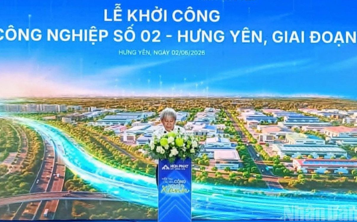 Hưng Yên khởi công Khu công nghiệp số 15 quy mô 199 ha, vốn đầu tư 2.842 tỷ đồng