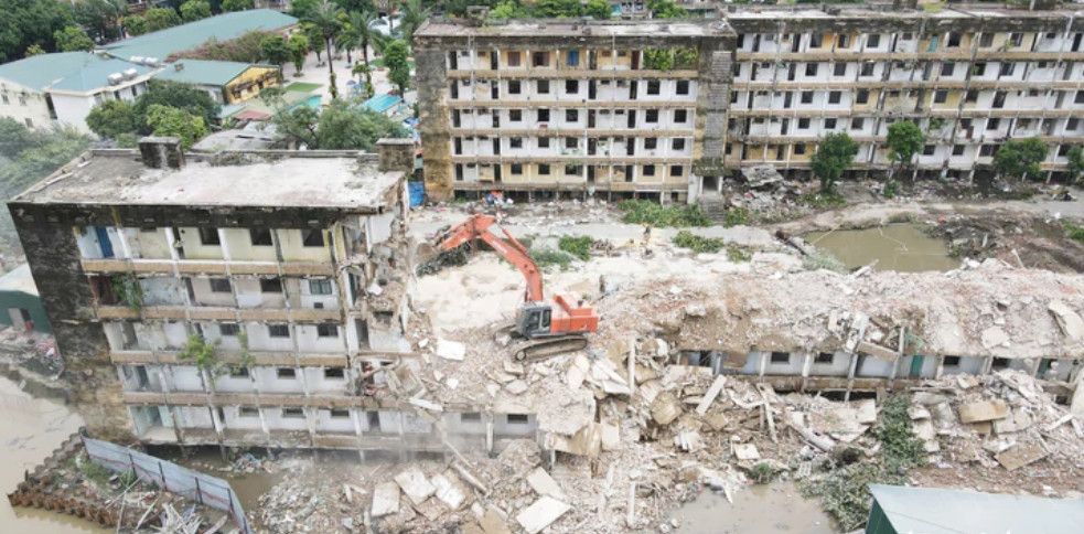 Nghệ An lên kế hoạch phá dỡ 6 chung cư cũ ừ thập niên 1980 tại khu Quang Trung trong năm 2026